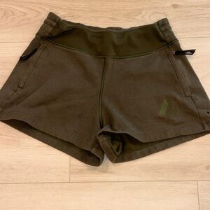Athleta x Allyson Felix Legend Cozy Karma Short Olive Green Size XS